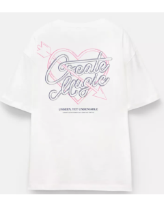 Women Cotton Graphic Regular Fit T-Shirt