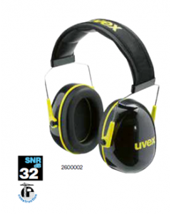 Hearing Protection Art 2600002 K2 Earmuffs (Uvex)