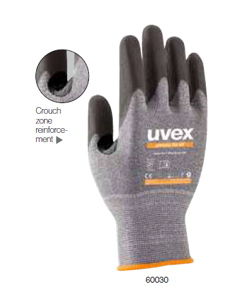 Hand Protection Art 60030 Athletic D5 Xp Cut Protection Glove (Uvex)