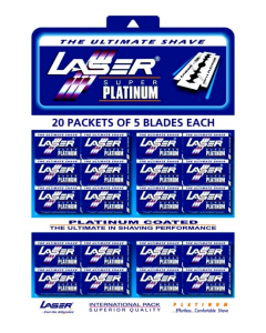 Lazer Super Platinum Double Edge Blades (Blue)